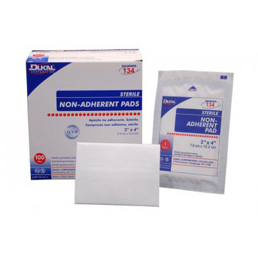 Non-adherent Gauze Pad, 2in x 3in