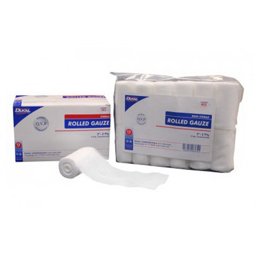 Non-sterile Rolled Gauze Bandage, 2in x 5yd