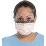 FluidShield® Fog-Free Procedure Mask, Wraparound Splashguard Visor, Orange