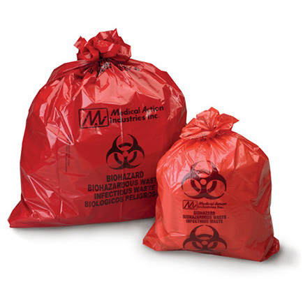 Red Biohazard Bags