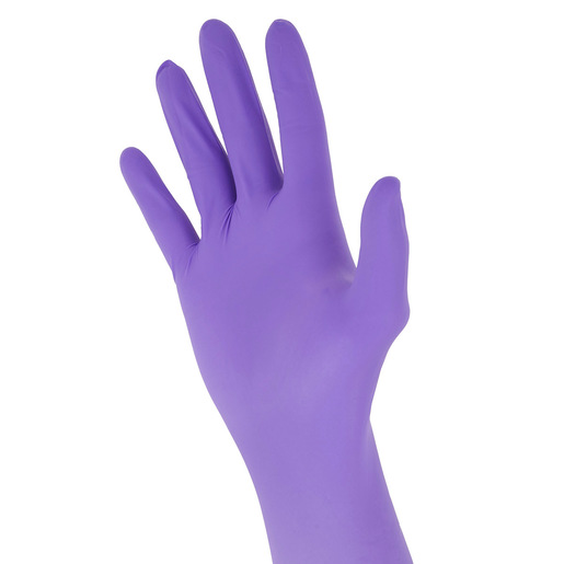 Purple deals latex gloves