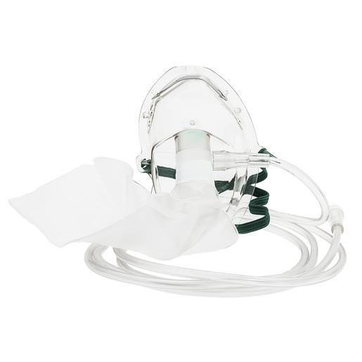 Curaplex® Partial Non-rebreather Oxygen Mask, High Concentration, Elongated Adult