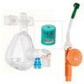 O2-MAX® Fixed System with Adult Medium BiTrac ED Mask, 10cmH2O Valve, Expandable Tubing, Filter, Nebulizer included