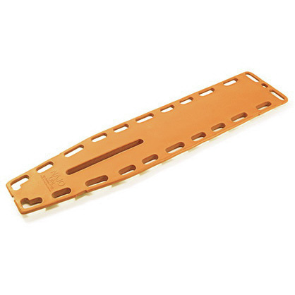 Najo Lite Backboard Without Pins, 72in L x 16in W x 2in H, Orange