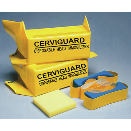 Cerviguard Head Immobilizer Block, Foam Strap