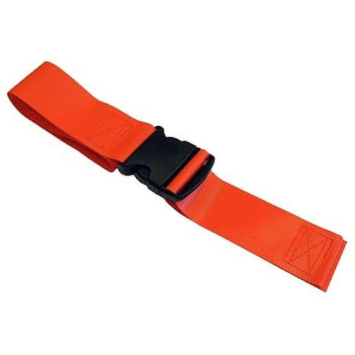 Vinyl Restraint Straps, 2-piece, Plastic Side Release, Loop Ends