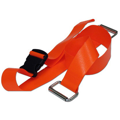 BioThane G1 Restraint Straps, 2 piece, Metal Loop Ends