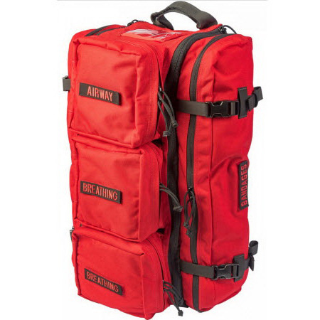 MCI Walk Kit with MedEvac Litter, Red