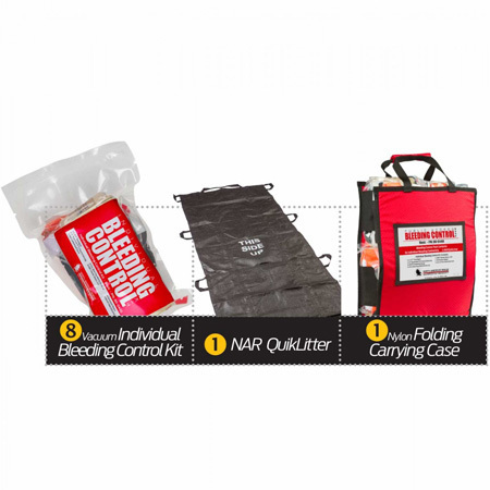 Public Access Bleeding Control Pack, Basic, Vacuum Sealed