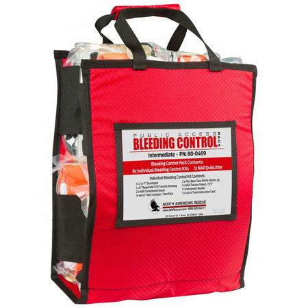 Public Access Bleeding Control Pack, Intermediate, Vacuum Sealed