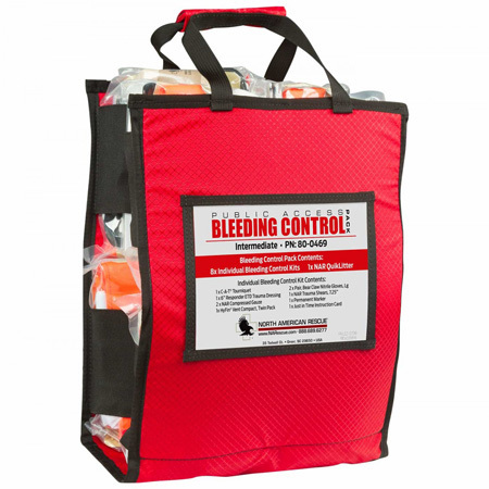 Public Access Bleeding Control Station, Intermediate, Clear