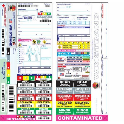 SALT All Risk® Wristband Triage Tags