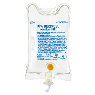 Dextrose 10%, 500mL Bag