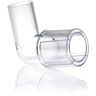 Patient Hudson Elbow Connector, 15mm OD x 15mm ID/22mm OD
