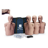 Professional CPR-AED Training Manikin w/CPR Rate Monitor, Dark Skin, 4 Adult