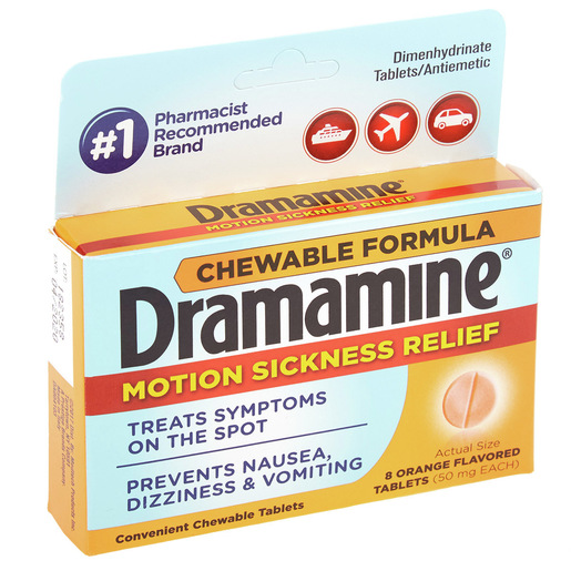 Dramamine Chewable Tablet, 50mg
