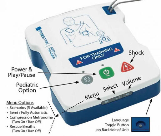 Prestan® Adult/Child AED UltraTrainer™, 4 Pack