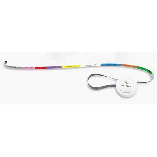 Certa Dose® Retractable Length-Based Resuscitation Tape
