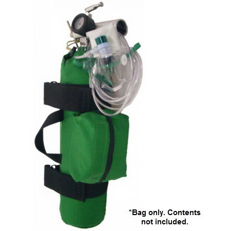 Oxygen Cylinder Sleeve, 16-1/2in L x 5in W x 5in H, Green