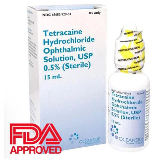 Tetracaine Hydrochloride 0.5%, 15mL Eye Drop Bottle