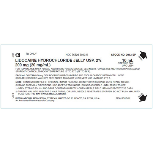 Lidocaine Jelly 2%, 20mg/mL, 10mL Uro-Jet® Syringe