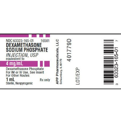 Dexamethasone, 4mg/mL, 1mL Vial