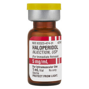 Pack Quantity Haloperidol Vial 1ml 5mg Bound Tree