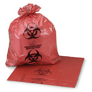 Red Biohazard Bags