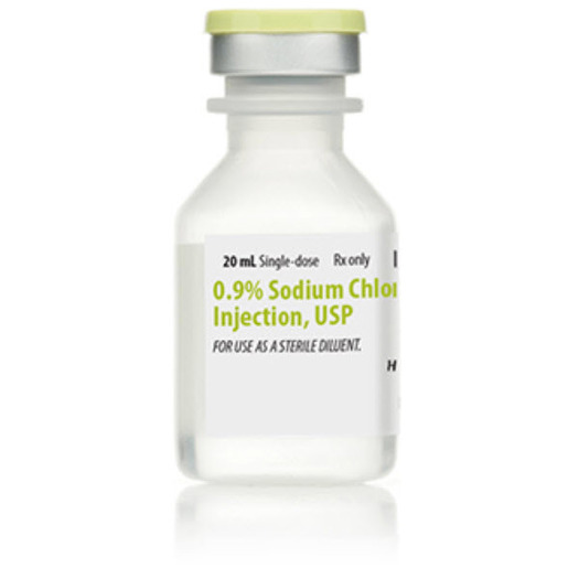 Sodium Chloride 0.9%, 20mL Vial