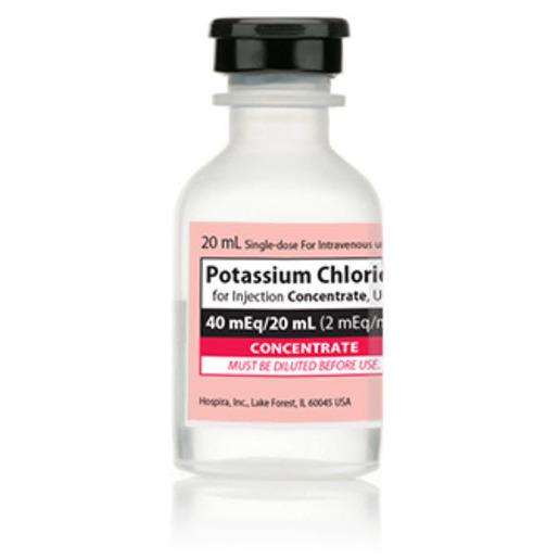 Potassium Chloride, 2mEq/mL, 20mL Vial