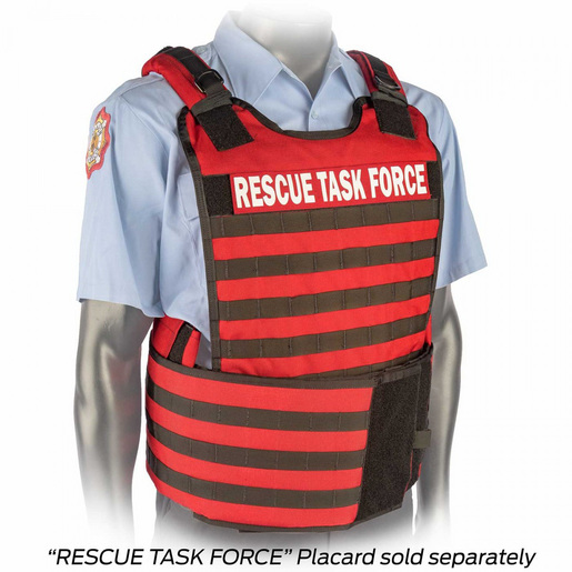 The Tactical Responder Vest MKII with Side Armor, Red