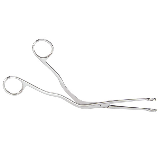 Polished Stainless Steel Magill Catheter Forceps, Child, 8in L