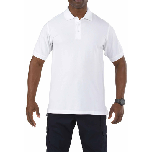 5.11® Men's Professional Short Sleeve Polo Shirts, White