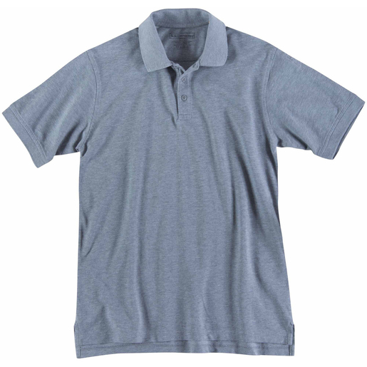 5.11® Men's Professional Short Sleeve Polo Shirts, Tall, Heather Gray