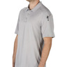 5.11® Men's Helios Short Sleeve Polo Shirt, Heather Gray, 2XL