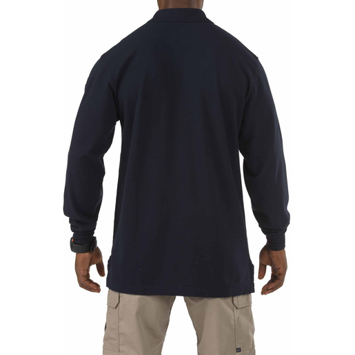 5.11® Men's Professional Long Sleeve Polo Shirts, Dark Navy