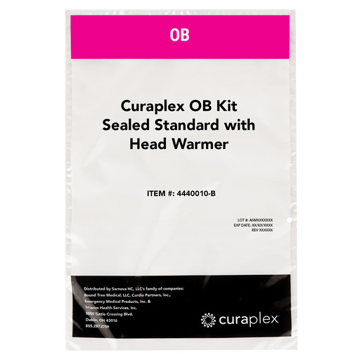 Curaplex® Obstetrical Kit, Sealed, Standard with Head Warmer