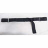 1-Piece Polypropylene Restraint Strap With Plastic Side Release Buckle And 2 Slotted Triglides, 5ft, Black