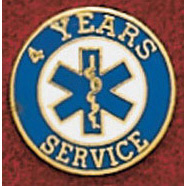 Uniform Pins, Years of EMS Service