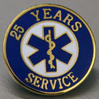 Uniform Pins, Years of EMS Service