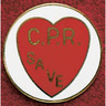 Uniform Service Pin, 3/8in x 1 3/4in, CPR Save