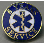 Uniform Pins, Years of EMS Service