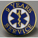 Uniform Pins, Years of EMS Service