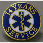 Uniform Pins, Years of EMS Service