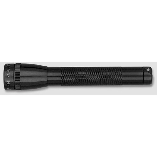Mini Flashlight, Black, 5-3/4in L