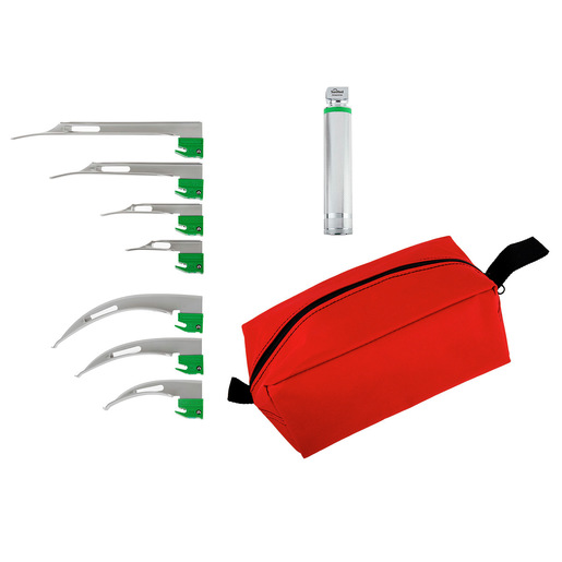 Curaplex® Select Greenline/D Fiber Optic Laryngoscope Blade Kit