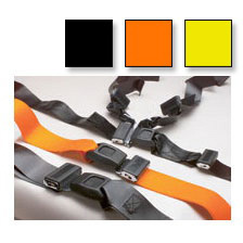 Straps, Polypropylene, Plastic Side Release Buckle, 2 Piece w/Metal Swivel  Speed Clips, Black, 5 feet - SAVELIVES