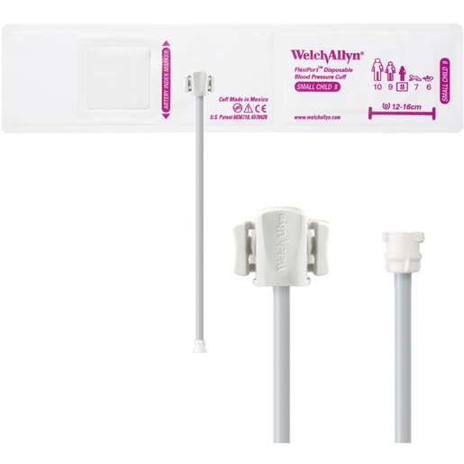 FlexiPort® Disposable Blood Pressure Cuffs with Single Tube Female Locking Type Connector