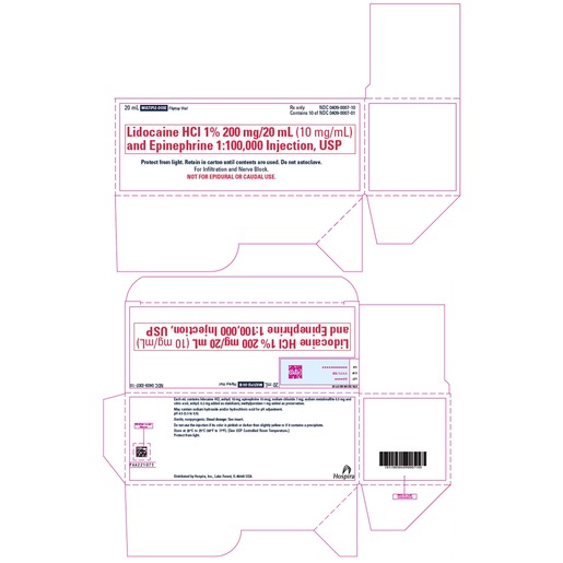 Lidocaine HCL 1% and Epinephrine Injection