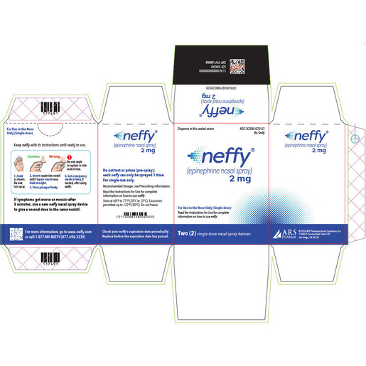 Neffy®, 2mg, Epinephrine Nasal Spray